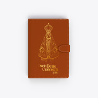 Diário Deus Conosco 2026 - Luxo Marrom