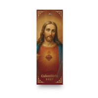 Calendário Marca-Páginas 2027 - Sagrado Coração de Jesus