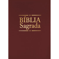 Capa da  Bíblia Sagrada - Dourada Bordo