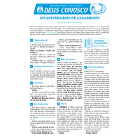 Folheto DEUS CONOSCO – NO ANIVERSARIO DE CASAMENTO