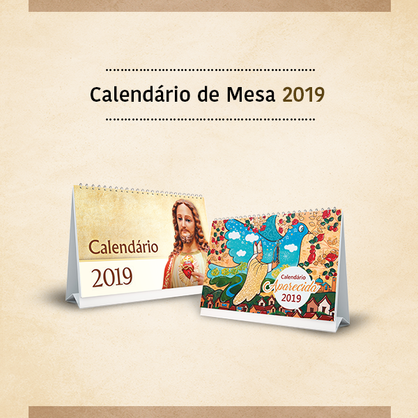 Calendário de mesa 2019