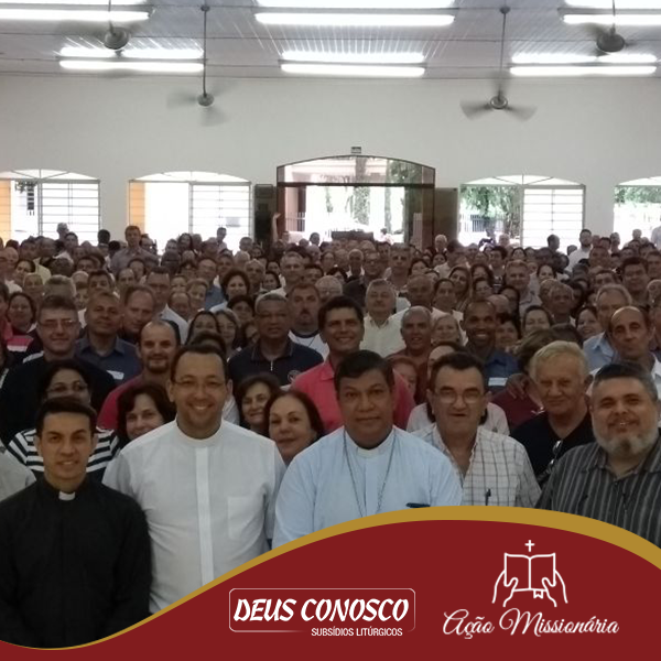 Participantes do Encontro de Formação na Paróquia Nossa Senhora Mãe de Deus