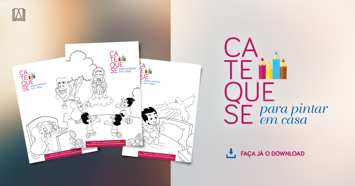 Desenhos para colorir - Catequese 2021 - Editora Santuário